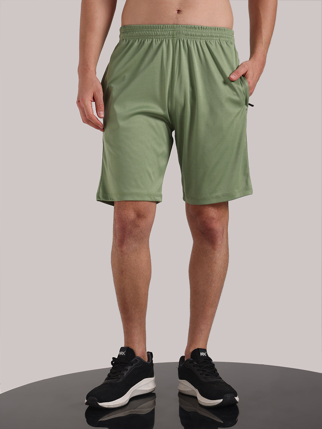 Men's Pistachio Green Dri-Fit Shorts