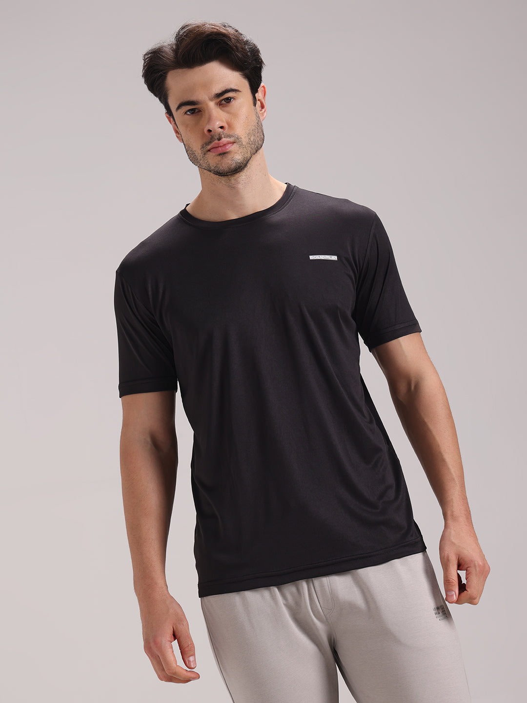 Men's Black Dri-Fit Sports T-shirt