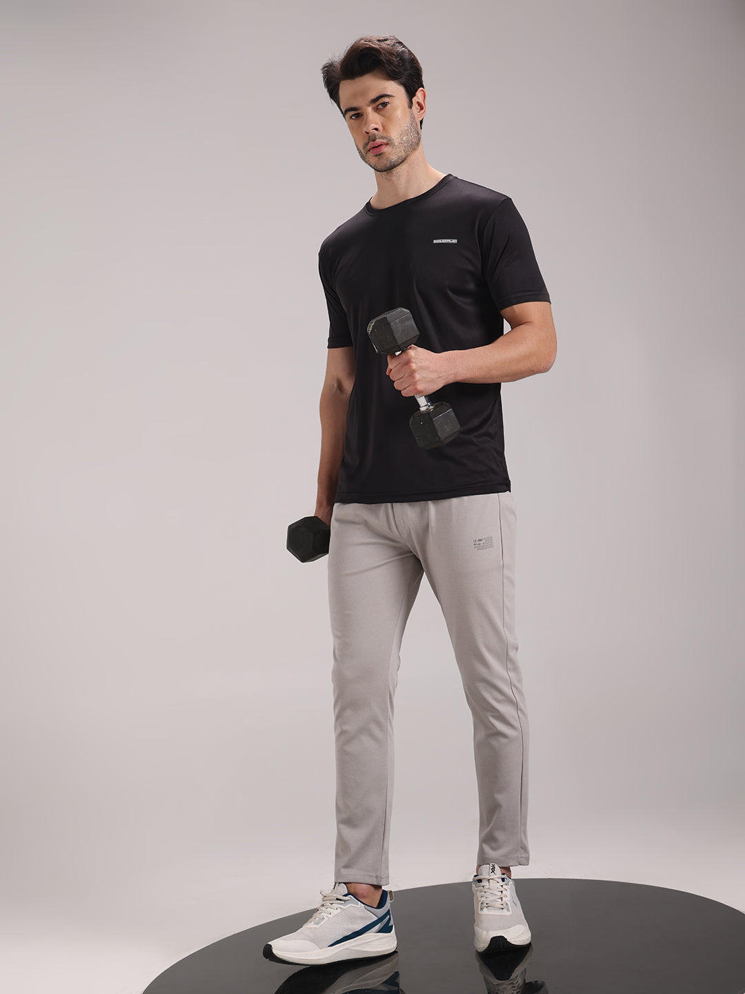 Men's Black Dri-Fit Sports T-shirt